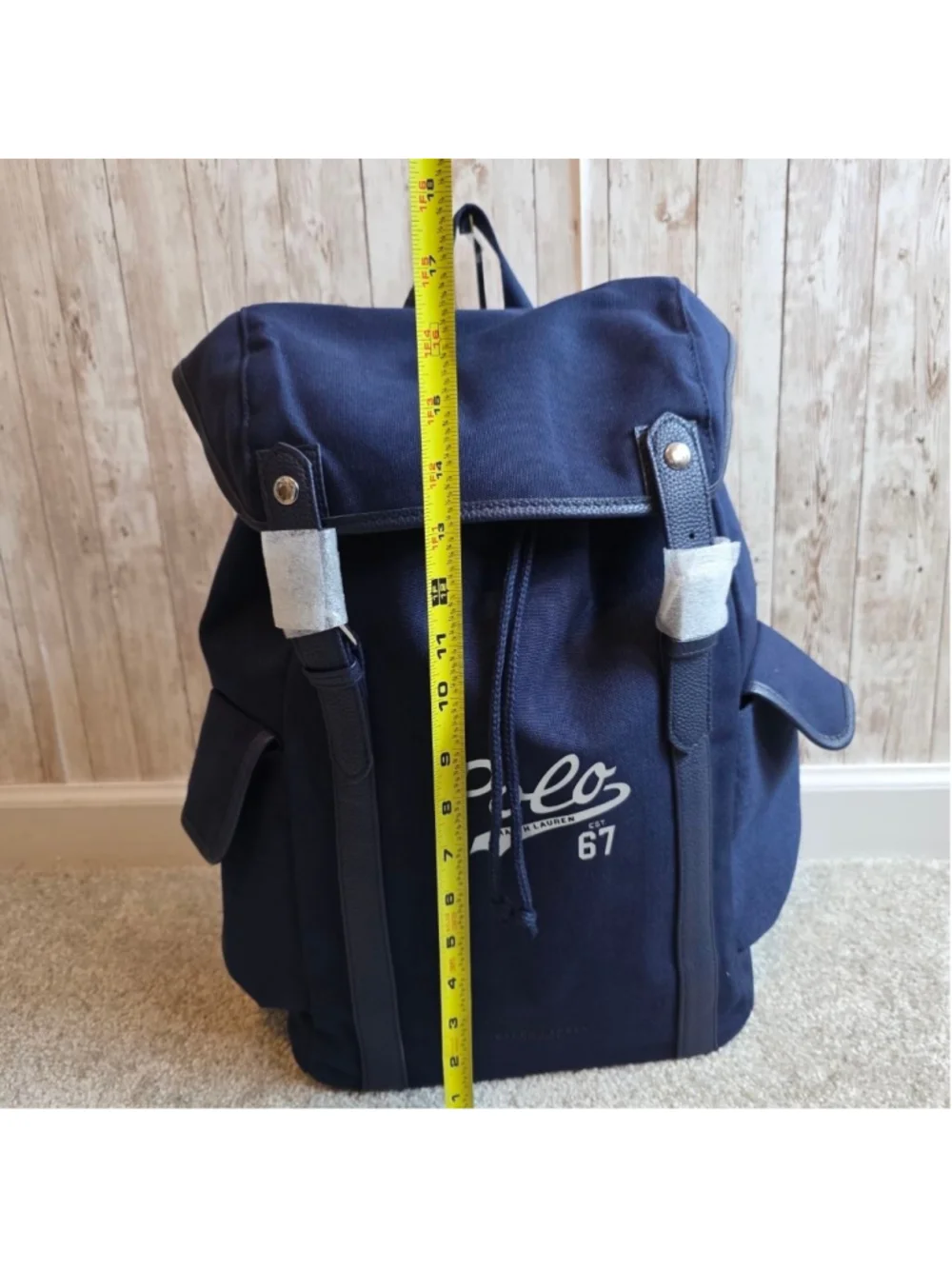 Polo Ralph Lauren Backpack Navy with White Logo NWOT